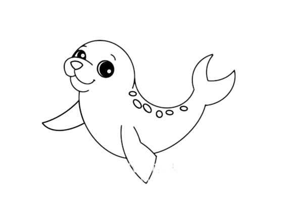 海豹如何画简笔画简单漂亮