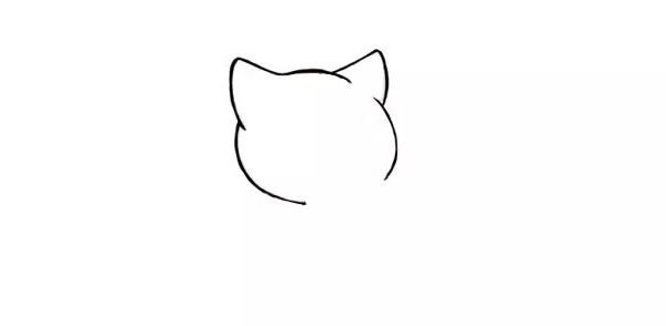 【小猫吃鱼简笔画】小猫吃鱼的简笔画步骤图解教程