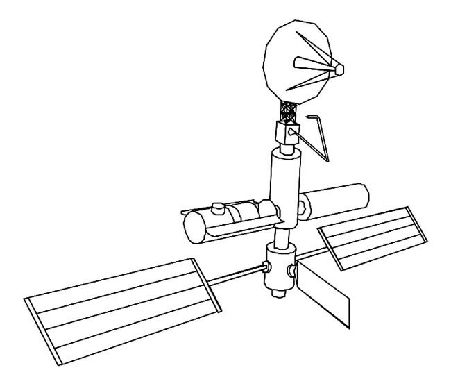通信卫星简笔画 通信卫星简笔画步骤图片大全
